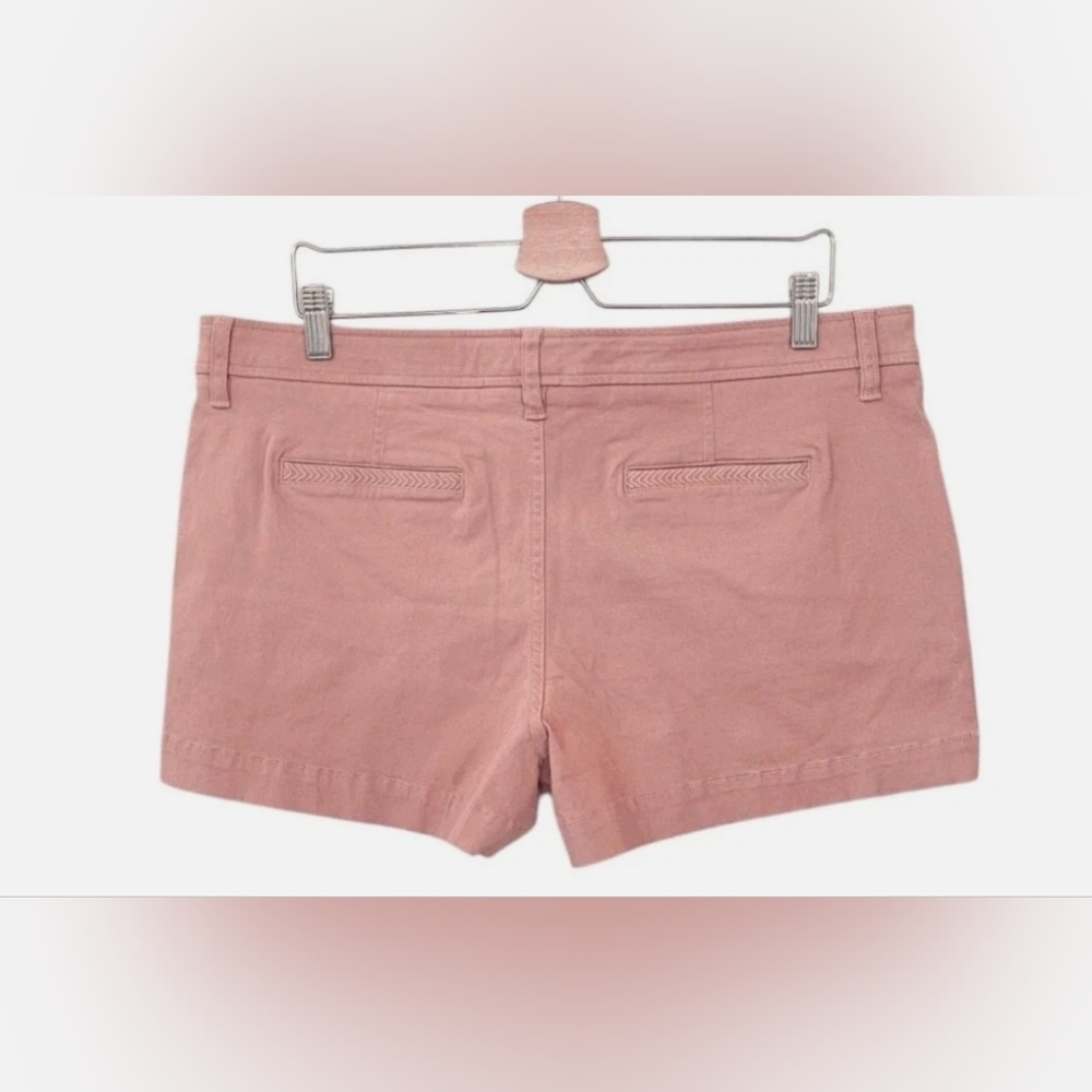 NWT MARKET & SPRUCE Ash Rose Madison Chino Shorts (Size: 12) - Picture 2 of 3